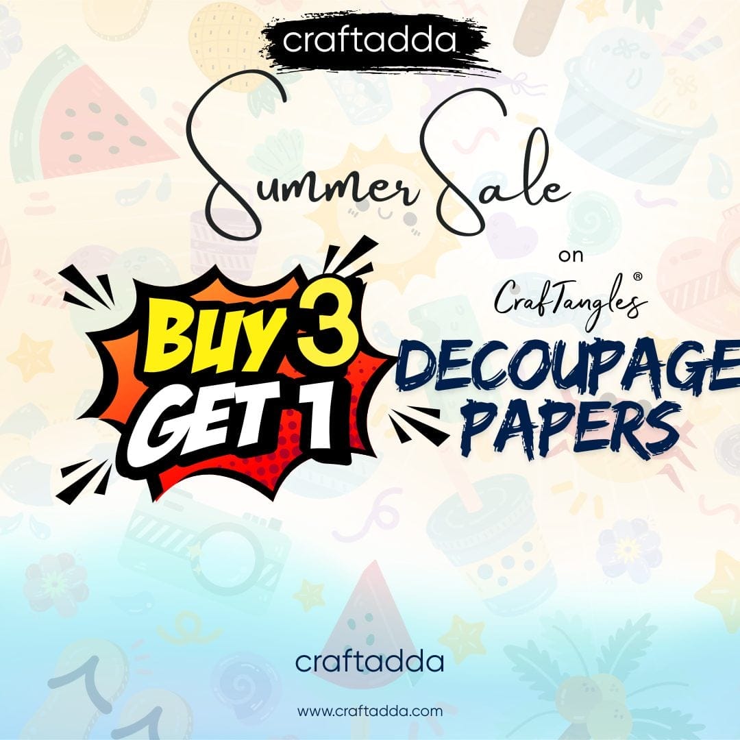 Buy 3 Get 1 Decoupage Papers