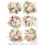 CrafTangles A4 Transfer It Sheets - Exotic Flowers 20