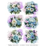 CrafTangles A4 Transfer It Sheets - Exotic Flowers 23