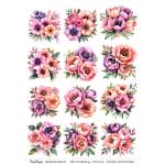 CrafTangles A4 Transfer It Sheets - Spring Flowers 55