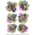 CrafTangles A4 Transfer It Sheets - Spring Flowers 56