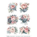 CrafTangles A4 Transfer It Sheets - Spring Flowers 57